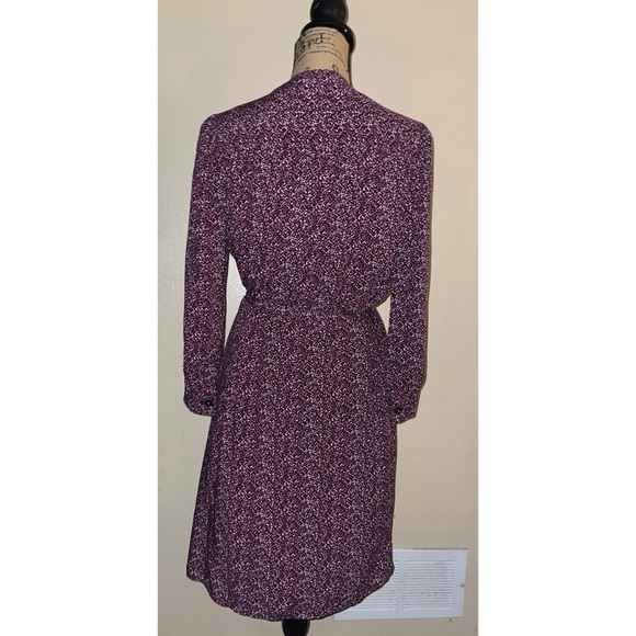 💕GAP Button Front Purple Print Dress - Picture 4 of 7